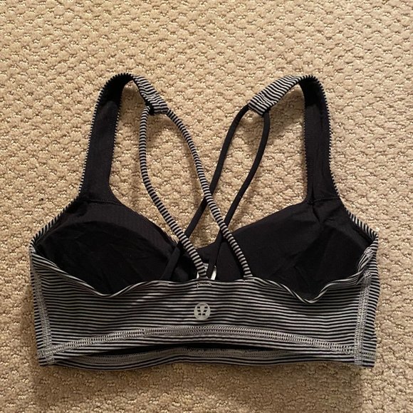 Lululemon Free to Be Bra Gray/Black - Picture 2 of 2